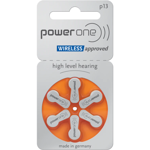 Батерии за слухов апарат 13 Power One PR48 - 1.44V